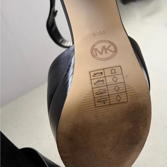 Michael Kors Black Platform Heels - Picture 6 of 12